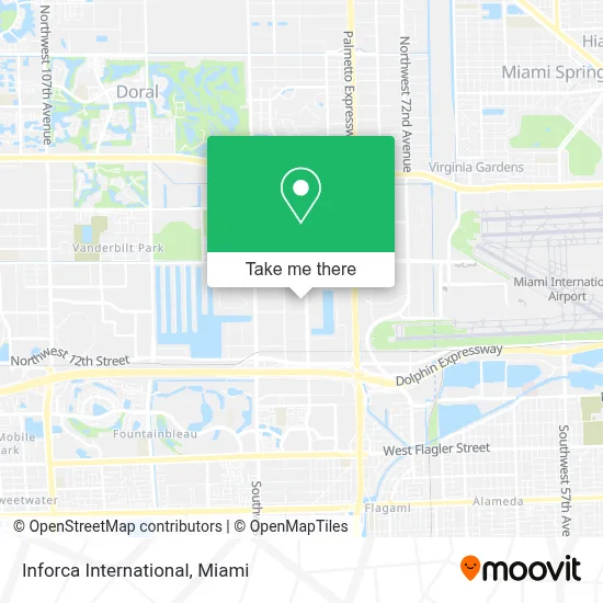 Inforca International map