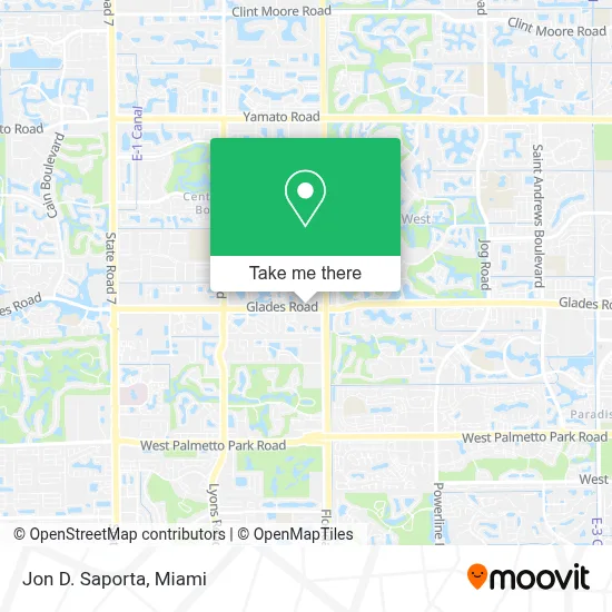 Jon D. Saporta map