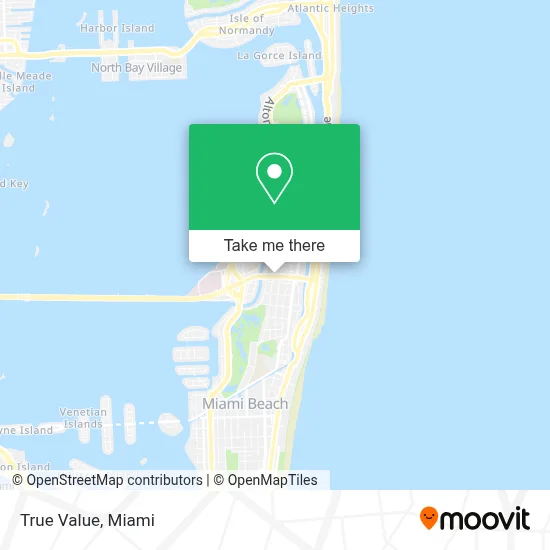True Value map