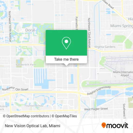 New Vision Optical Lab map