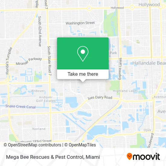 Mega Bee Rescues & Pest Control map