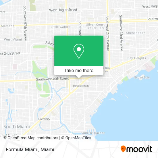Formula Miami map