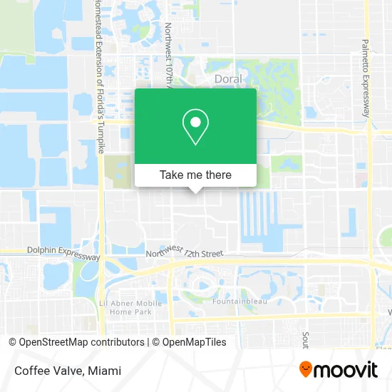 Coffee Valve map