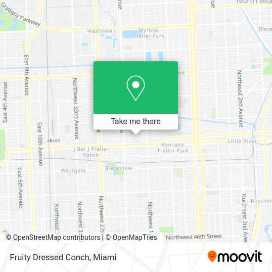 Fruity Dressed Conch map