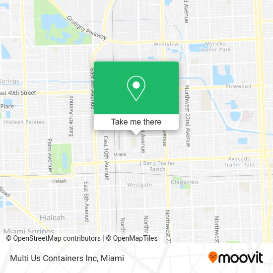 Multi Us Containers Inc map