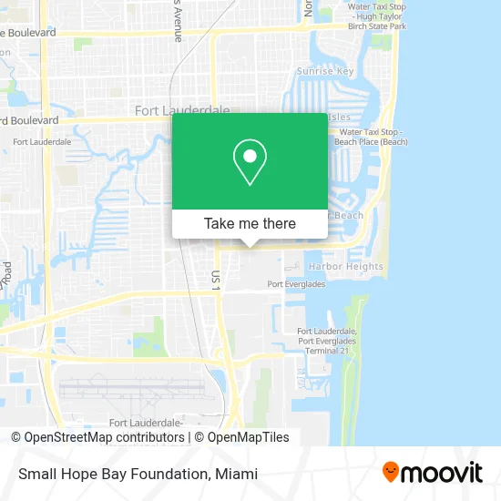 Small Hope Bay Foundation map