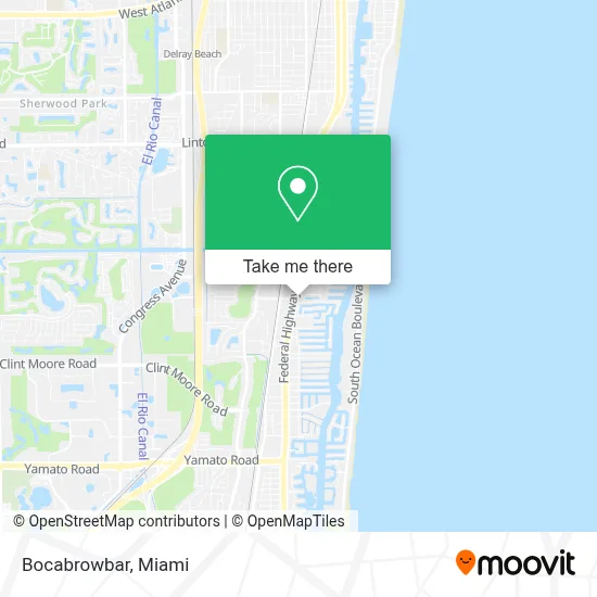 Bocabrowbar map