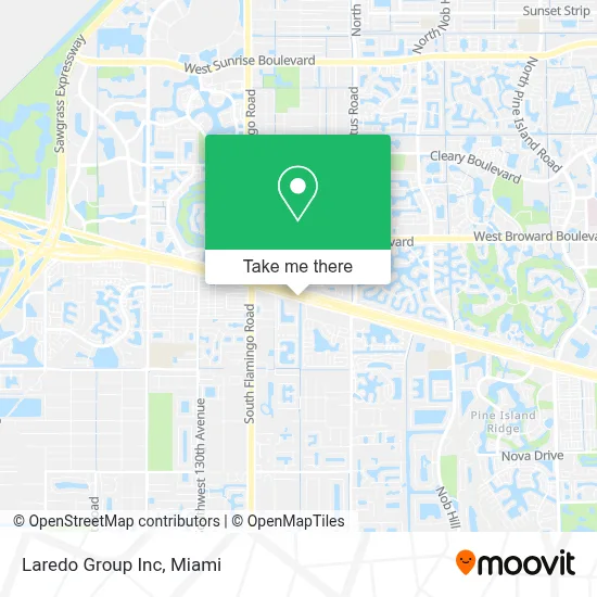 Laredo Group Inc map