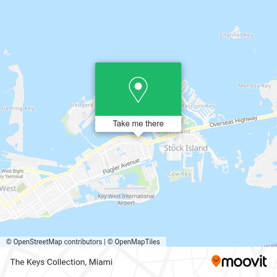 The Keys Collection map