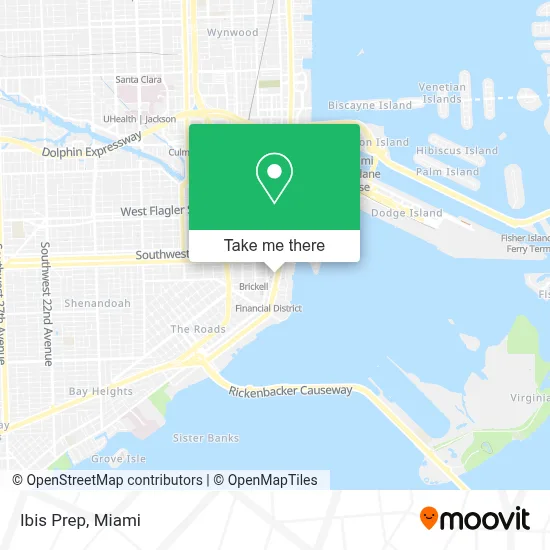Ibis Prep map