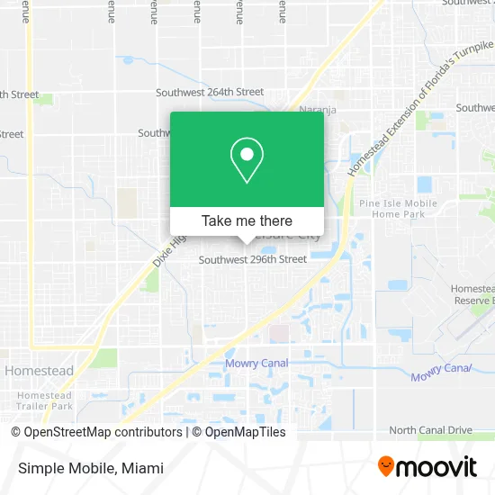 Simple Mobile map