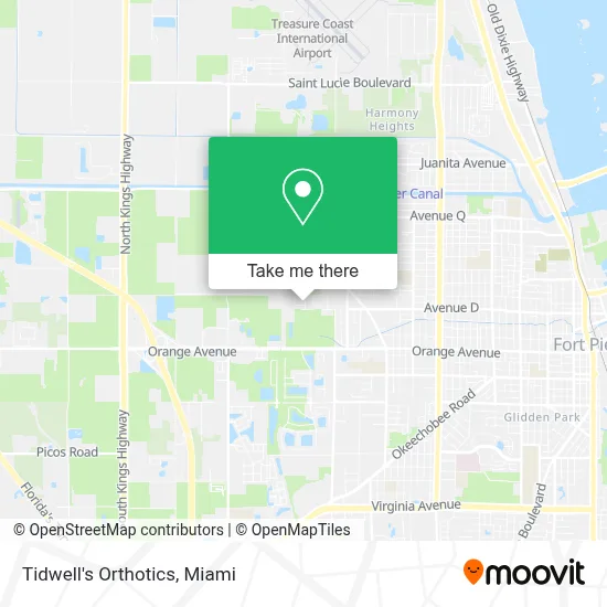 Tidwell's Orthotics map