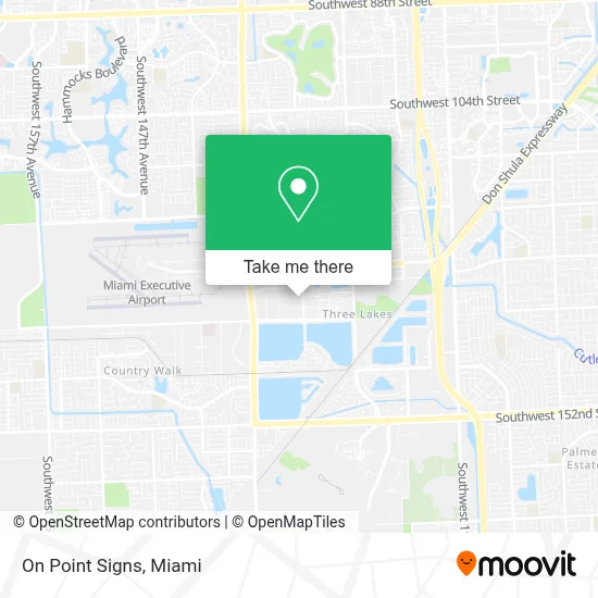 On Point Signs map