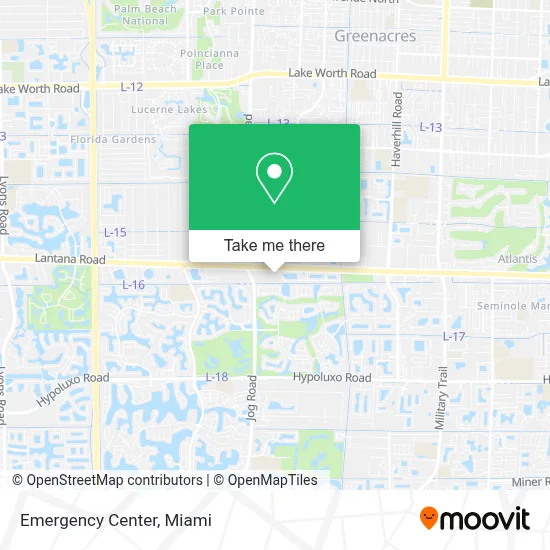 Emergency Center map