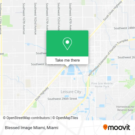 Blessed Image Miami map