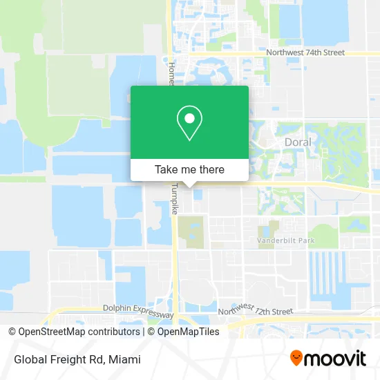 Global Freight Rd map