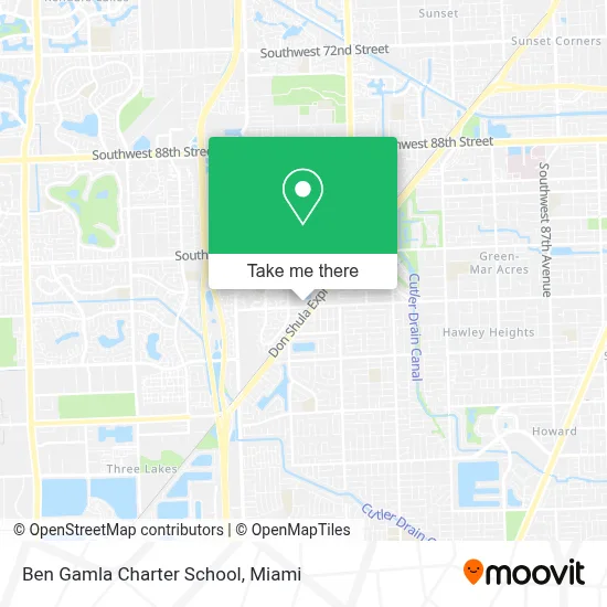 Ben Gamla Charter School map