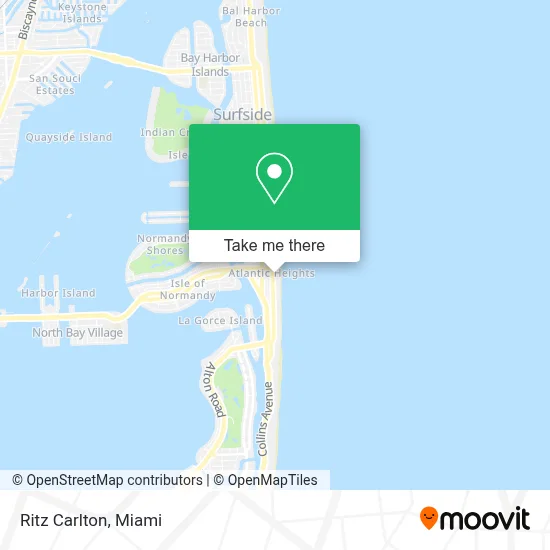 Ritz Carlton map