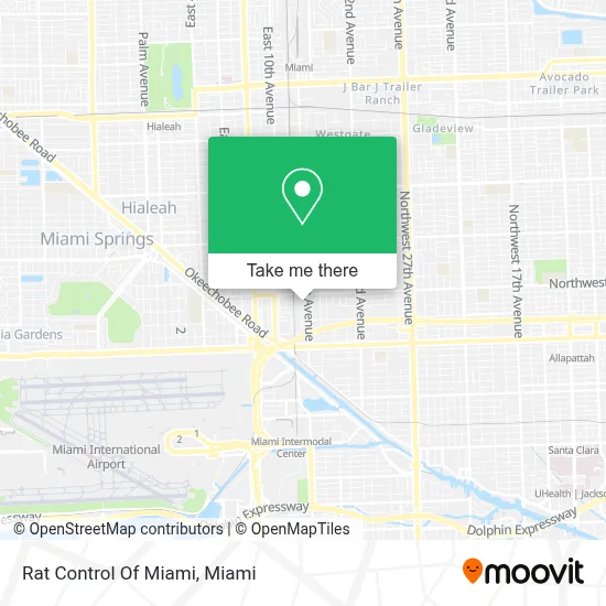 Rat Control Of Miami map