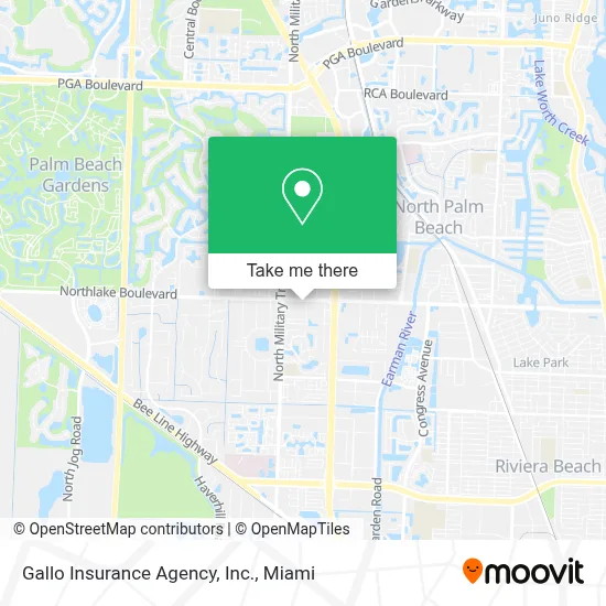 Gallo Insurance Agency, Inc. map