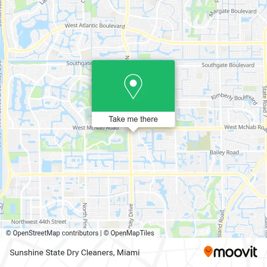 Sunshine State Dry Cleaners map