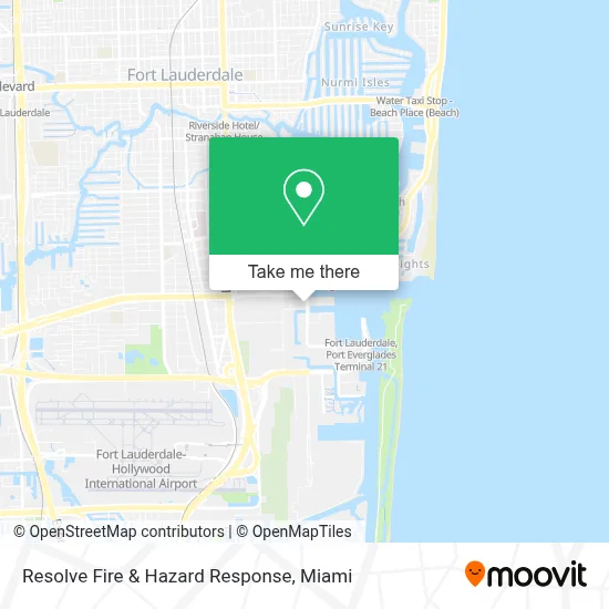 Resolve Fire & Hazard Response map