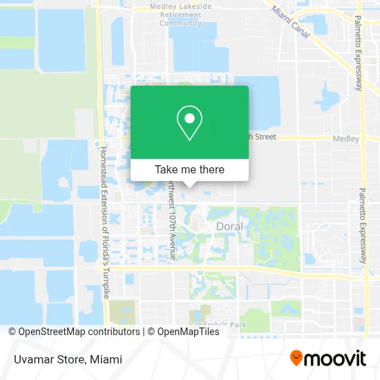 Uvamar Store map