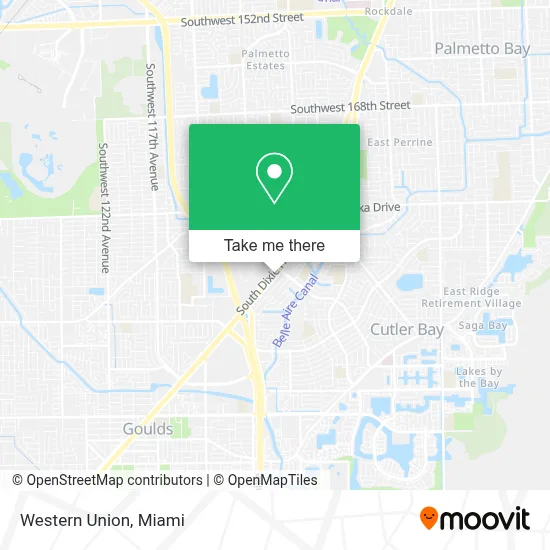 Western Union map