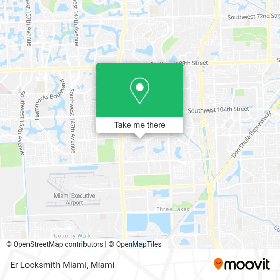 Er Locksmith Miami map