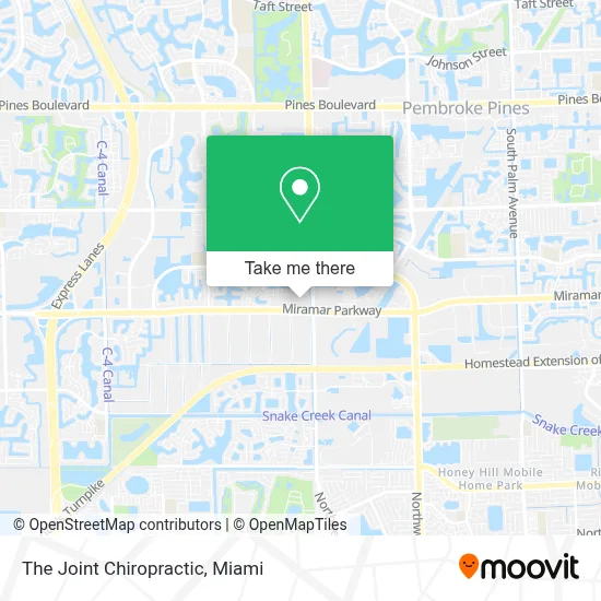 The Joint Chiropractic map