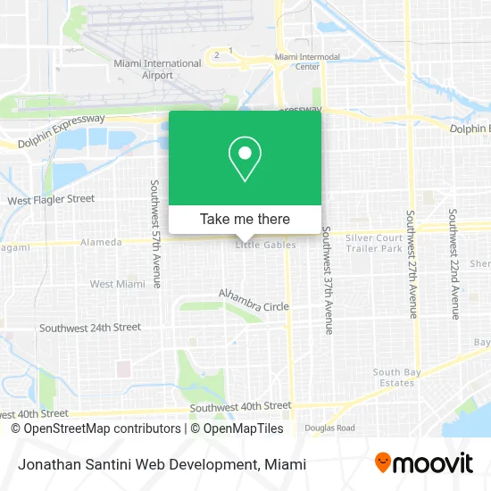 Jonathan Santini Web Development map
