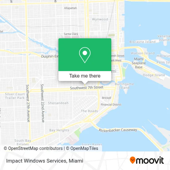 Impact Windows Services map