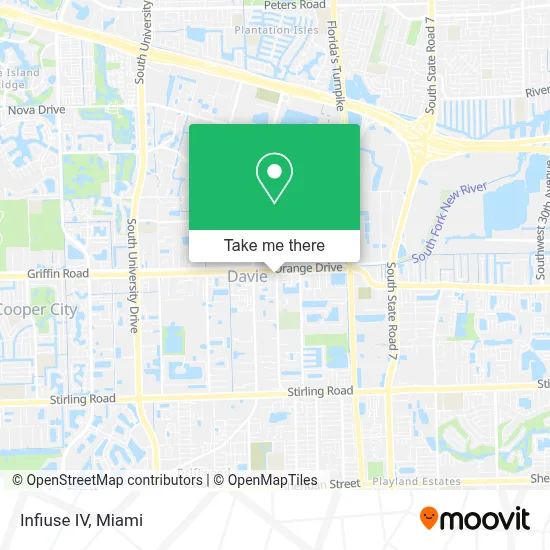 Infiuse IV map