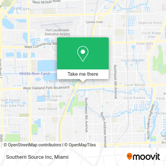 Southern Source Inc map