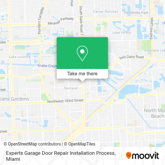 Experts Garage Door Repair Installation Process map