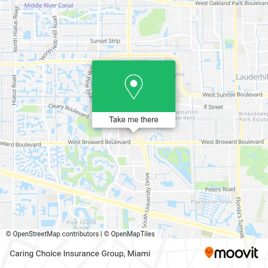 Caring Choice Insurance Group map
