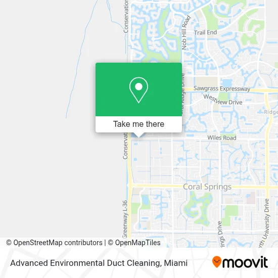 Advanced Environmental Duct Cleaning map