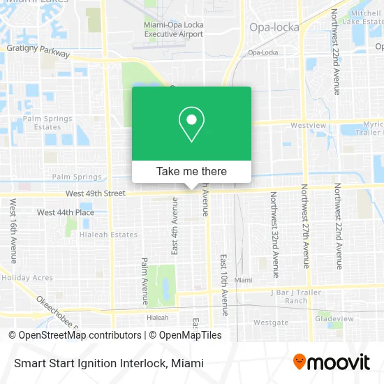 Smart Start Ignition Interlock map