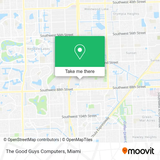 The Good Guys Computers map