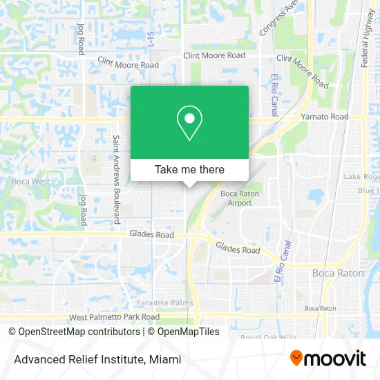 Advanced Relief Institute map