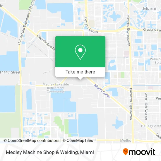 Medley Machine Shop & Welding map