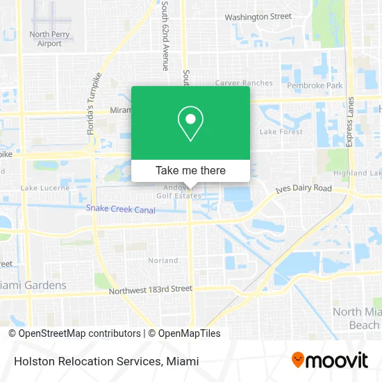 Holston Relocation Services map