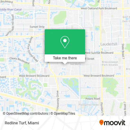 Redline Turf map
