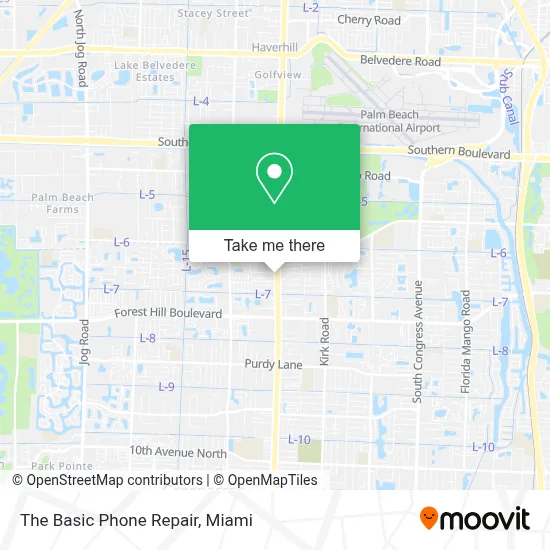 The Basic Phone Repair map