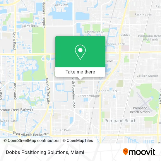 Dobbs Positioning Solutions map