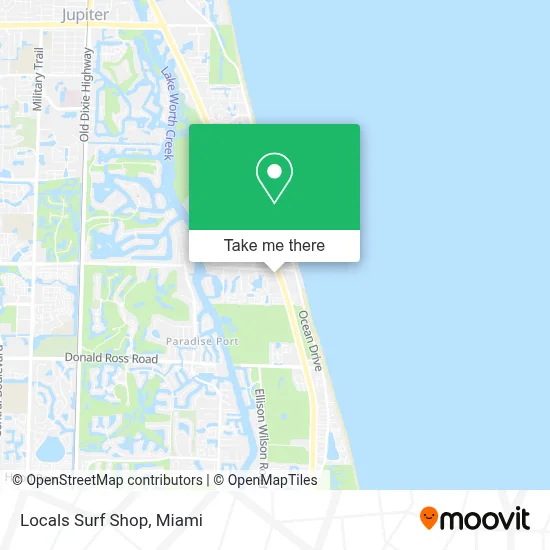 Locals Surf Shop map