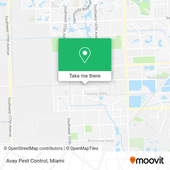 Avay Pest Control map