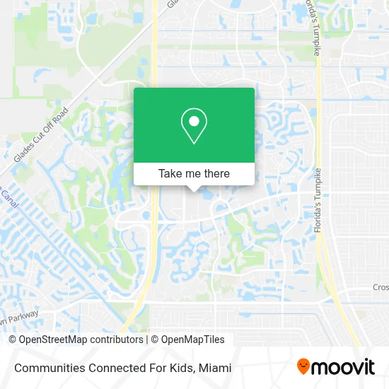 Communities Connected For Kids map