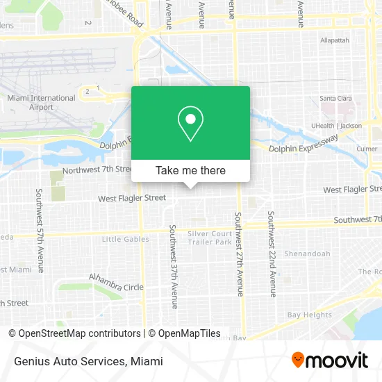 Genius Auto Services map
