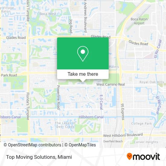 Top Moving Solutions map